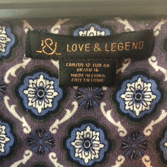 Love & Legend patterned blouse - Picture 3 of 3